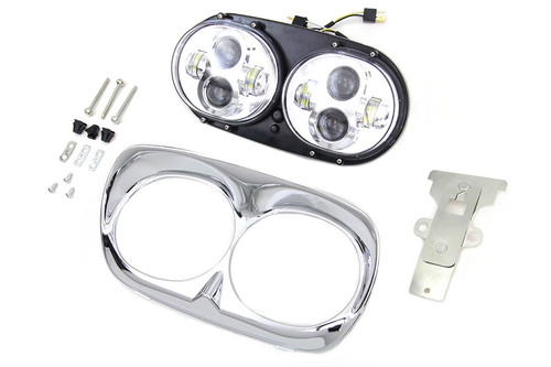 Wyatt Gatling #67700109 CH/CH - Chrome Dual LED Headlamp Unit