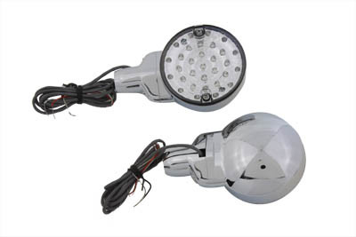 Wyatt Gatling #63128 - LED Turn Signal Set Rear Clear Lens
