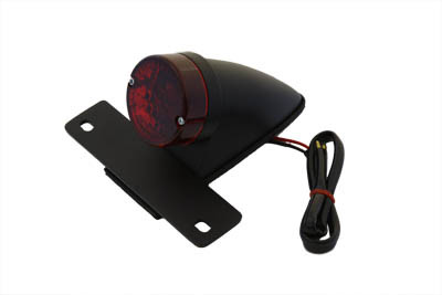 Wyatt Gatling #20-6595B - Black Sparto Sport Tail Lamp with Red Lens