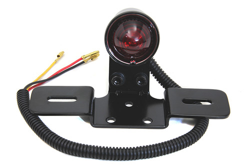 Wyatt Gatling #77991B - Black Round Tail Lamp