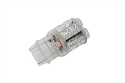 Wyatt Gatling #AS-43SRLED - Super Flux LED Wedge Style Bulb Red and White