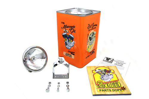 V-Twin - Spring Fork Headlamp Assembly Chrome