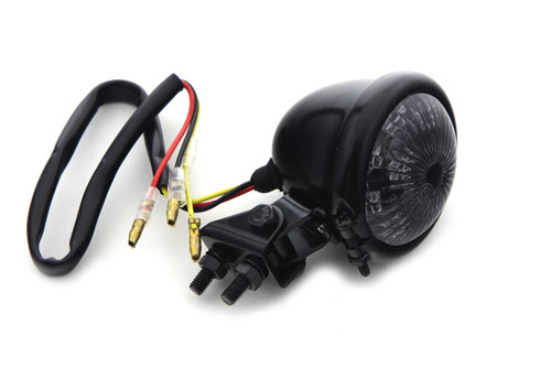 Wyatt Gatling #L24-0435BMLEDE - Round LED Tail Lamp with Smoked Lens