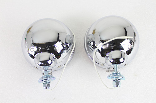 V-Twin #78480 - Red and Blue Police Spotlamp Set