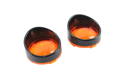 V-Twin #77171B - Deuce Style Turn Signal Set Amber