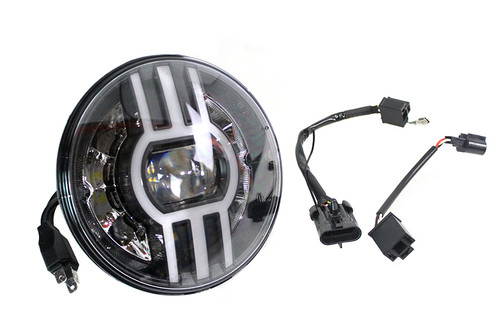 Cyron Lighting #ABIG7B2-B - Cyron 7 inch Beast 2 Integrated Headlamp Black