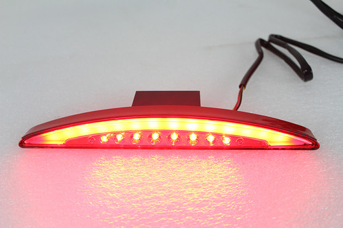 Wyatt Gatling #78393 - Slice Style LED Fender Mount Tail Lamp with Red Lens
