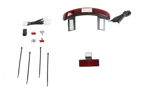 Wyatt Gatling #78394 - Chopped Fender Rear Edge LED Lamp with Red Lens