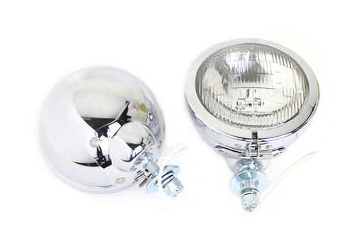 Wyatt Gatling #78477 - 4-1/2 inch Fluted Lens Spotlamp Set with 6 Volt Bulb