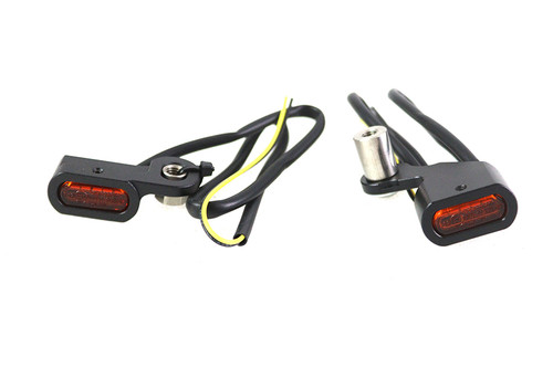 V-Twin #78416A - Black LED Turn Signal Set