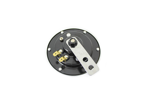 V-Twin #72821B - Slotted Style 12 Volt Horn Black