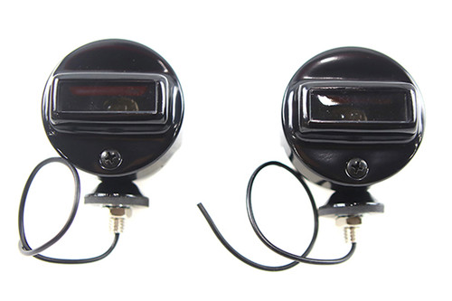 V-Twin - Blackout Bullet Lamp Set Flat Black