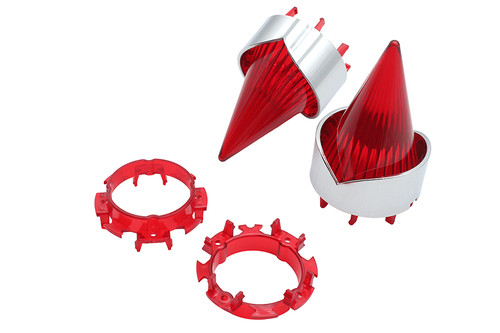 V-Twin #79081RC - Big Burner Lens Set Red