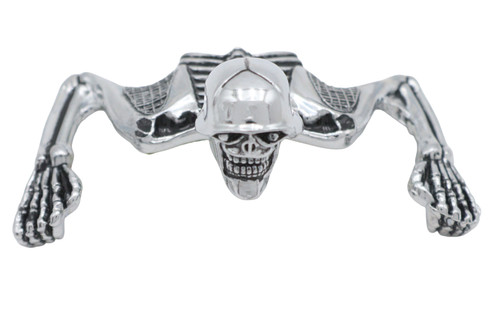 Wyatt Gatling #O91-6305-4 - Skull Style Ornament Chrome