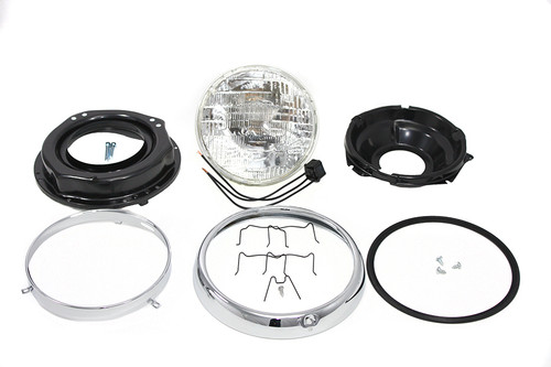 Wyatt Gatling #76210C *MOQ2500 - 7 inch Headlamp Assembly Seal Beam