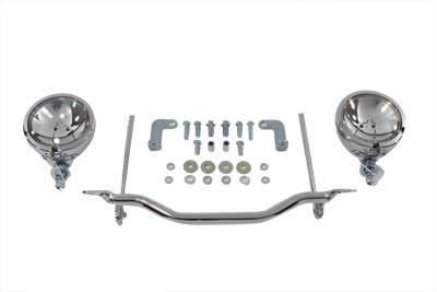 V-Twin - Chrome Spotlamp Kit