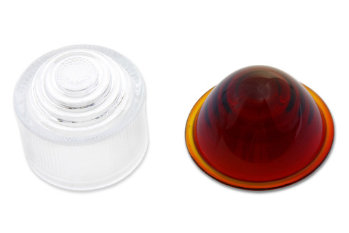 Wyatt Gatling - Tail Lamp Lens Set Cone Style Glass Red and Clear
