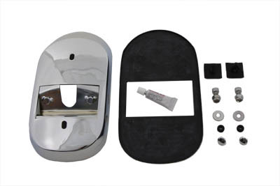 Wyatt Gatling #12-0014-J - Tail Lamp Adapter Chrome
