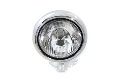 Wyatt Gatling #72171A - 7 inch Headlamp Assembly H-4 Type Chrome