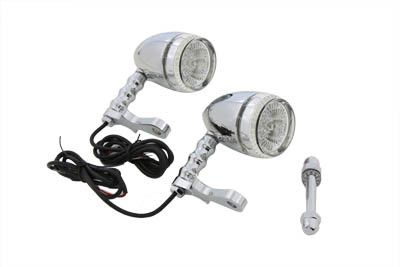 Wyatt Gatling #76798 - Bullet Turn Signal Set with Headlamp Mount