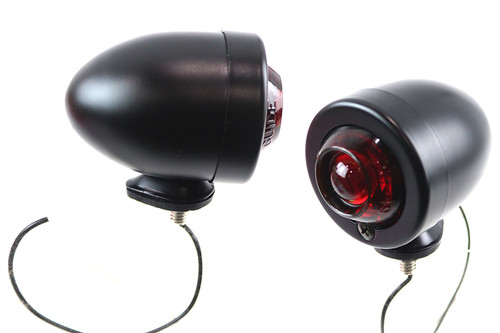 V-Twin - Bullet Lamp Set Black