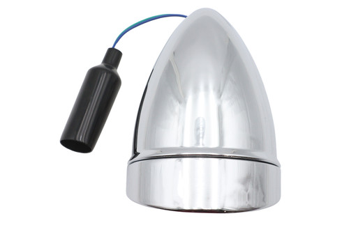Wyatt Gatling #L20-6092 - 4-1/2 inch Bullet Headlamp Chrome