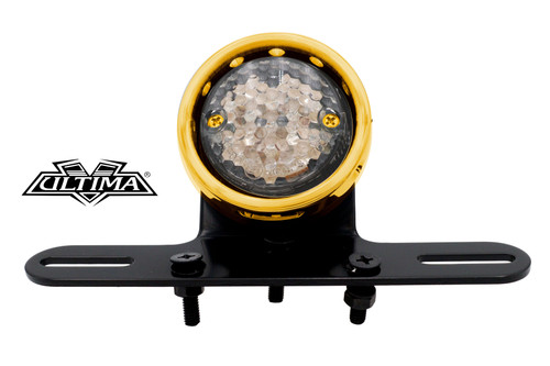 Ultima #8-234 - Drilled Gold Bezel Tail Lamp