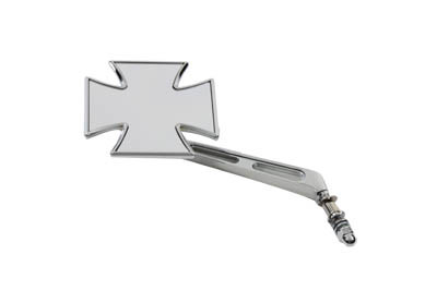 Wyatt Gatling #60-6009 - Maltese Mirror with Girder Stem Chrome