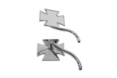 Wyatt Gatling #60-6009D - Maltese Mirror Set with Round Curved Stems