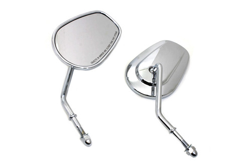 Wyatt Gatling - Chrome Taper Convex Mirror Set