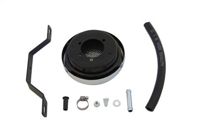 Wyatt Gatling #13407 - Wyatt Gatling Chrome Drilled Air Cleaner