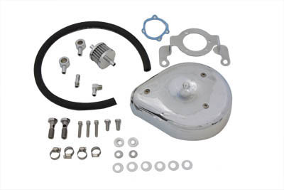 Wyatt Gatling - Teardrop Air Cleaner Kit Smooth Chrome