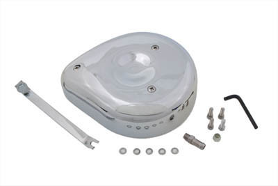 Wyatt Gatling - Teardrop Air Cleaner Kit Smooth Chrome
