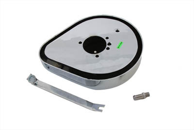 Wyatt Gatling - Teardrop Air Cleaner Kit Chrome Flame