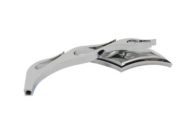 Wyatt Gatling - Druid Mirror with Flame Style Billet Stem