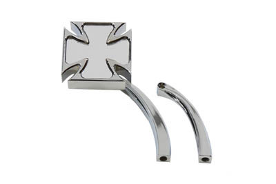 Wyatt Gatling #60-6241 - Mini Maltese Mirror with Billet Stems