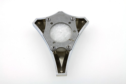 Wyatt Gatling - Chrome Billet Diamond Carburetor Cover
