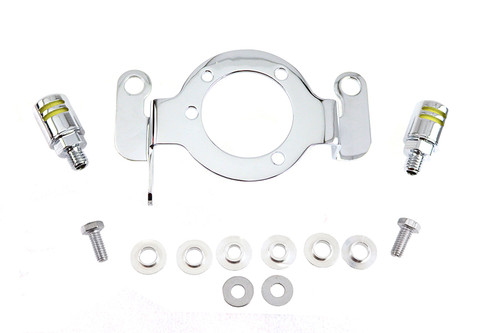 Wyatt Gatling - Carburetor Support Bracket Chrome