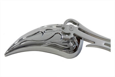 Wyatt Gatling #76445B4 - Chrome Billet Teardrop Mirror Set