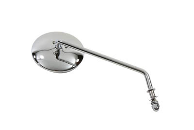 Wyatt Gatling - Round Mirror with Long Stem Chrome