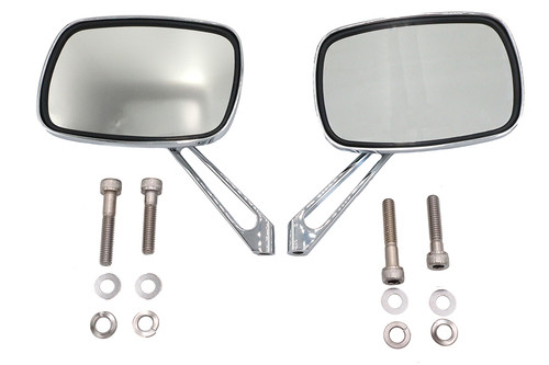 Wyatt Gatling #60-0009S - Chrome Eagle Spirit Mirror Set