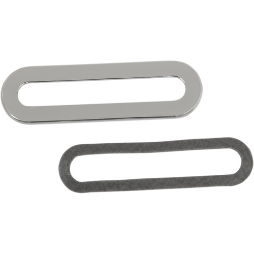 Drag Specialties - Billet Indicator Light Bezel - Chrome - HD Touring/Trike