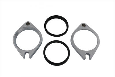 Wyatt Gatling #26993-06 - EFI Intake Manifold Flange Set Chrome