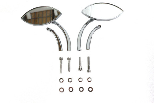 Wyatt Gatling #76533B4 - Eagle Eye Mirror Set Billet Chrome
