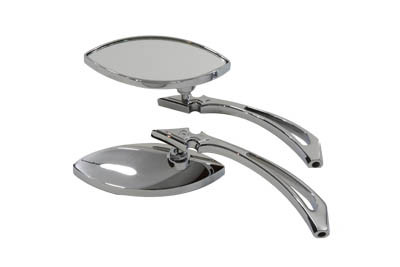 Wyatt Gatling #76536B4 - Eagle Eye Mirror Set Billet Chrome