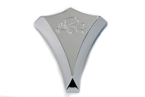 Wyatt Gatling - Billet Carburetor Cover Skull Style Chrome