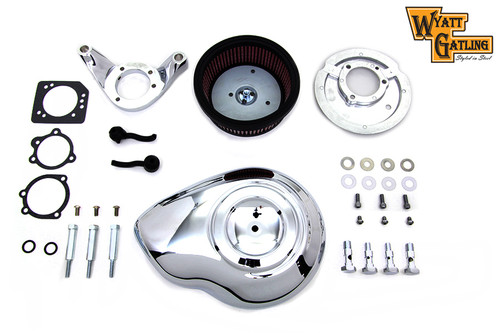 V-Twin - 8 inch Teardrop  Air Cleaner Assembly