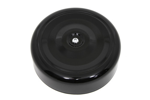Wyatt Gatling #70396B - Black Round Bobbed Style 7 inch Air Cleaner Cover