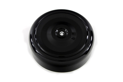 Wyatt Gatling #70396B - Black Round Bobbed Style 7 inch Air Cleaner Cover