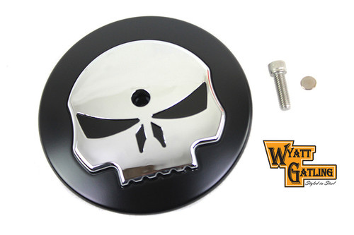 Wyatt Gatling #78345B - Wyatt Gatling Skull Air Cleaner Cover Insert